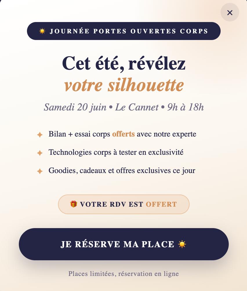JPO Corps Été Centre Thetys - 20 Juin 2026 - Le Cannet