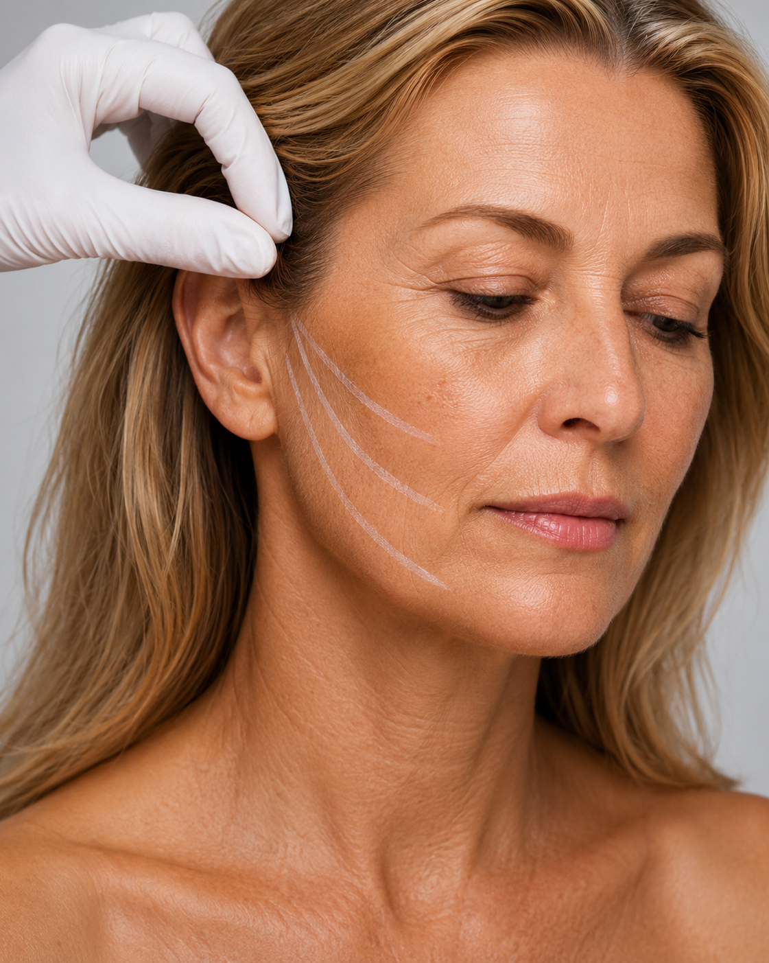Traitement du relâchement du visage au Centre Thetys