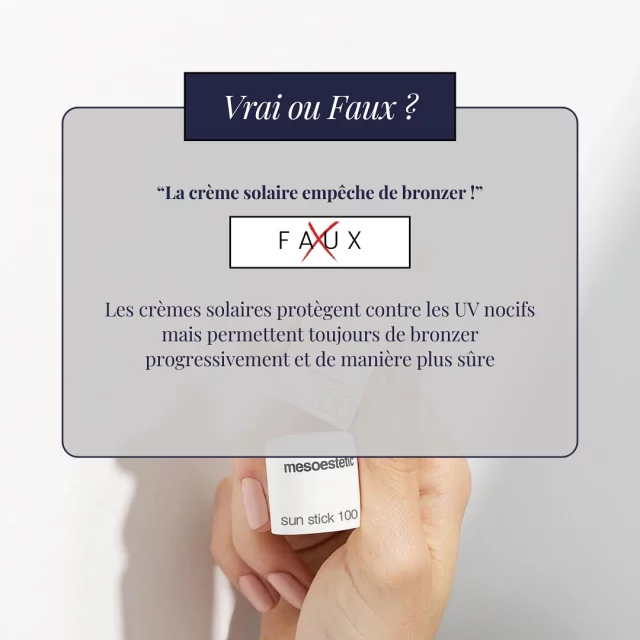 ✨ VRAI ou FAUX ? ✨
Au Centre Thetys, nous sommes là pour démystifier les mythes et vous offrir des conseils d’experts. 💡

➡️ Swipez pour découvrir les vérités derrière les idées préconçues sur les soins esthétiques, produits etc. et apprenez à mieux connaître ce qui marche vraiment !

#vraioufaux #soinbeauté #soincorps #antiage #conseilbeaute