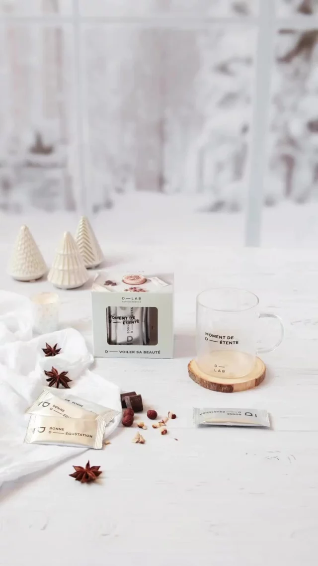 C’est le moment idéal pour prendre soin de vous, surtout pendant les fêtes et en cette période de froid ! ❄️
Les sticks 14 jours Pro-Collagène Peau Neuve Choco-Noisette signés D-Lab sont la petite douceur qui allie plaisir et bienfaits pour votre peau. Faites-vous plaisir et révélez un teint éclatant grâce à ce rituel gourmand et réconfortant. ✨#dlab  #centrethetys #produitdebeauté #solutionbeauté #soinvisage #dlabnutricosmetics