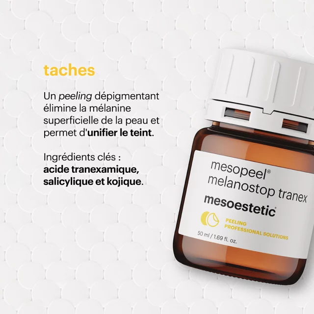 ZOOM 🔍 sur les différents peeling professionels :
🔸 Melanostop Tranex :
🎯 Taches pigmentaires, teint unifié.

🔹 Jessner Pro :
🎯 Rides, fermeté, éclat.

👀 Eyecon :
🎯 Cernes, pattes d’oie.

🧖🏻‍♀️ Blemiskin :
🎯 Peaux grasses, pores dilatés.

🎁 Offre spéciale : 6 peelings = 3 séances de LED offertes !
📍 Prenez rendez-vous pour votrre Diagnostic Personnalisé (lien en bio)

#peeling #peelingchimique #peelingprofessionnel #mesoestetic #solutionbeauté #soinvisage #antiâge #antitache